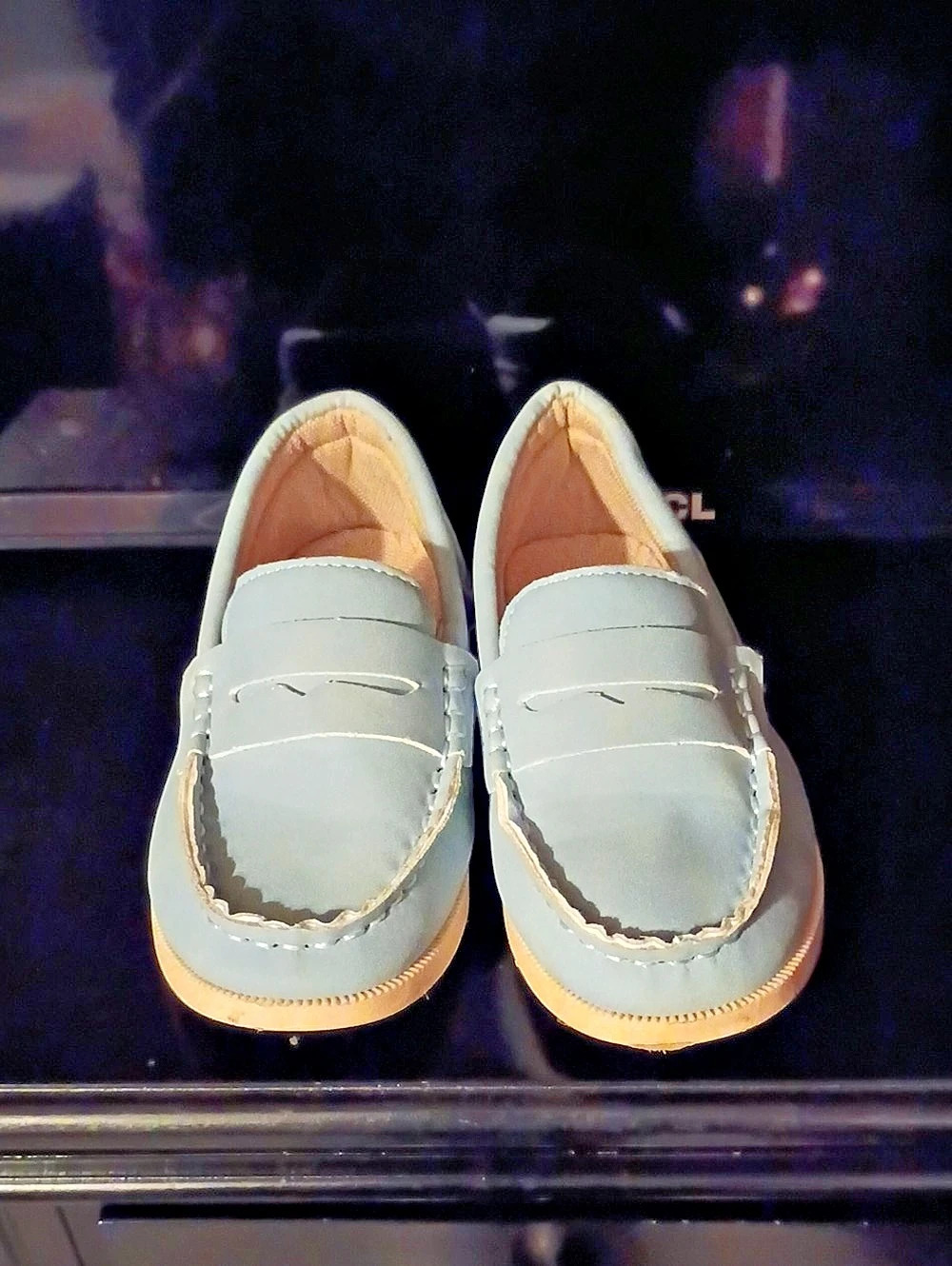 Blue Moccasin Shoes